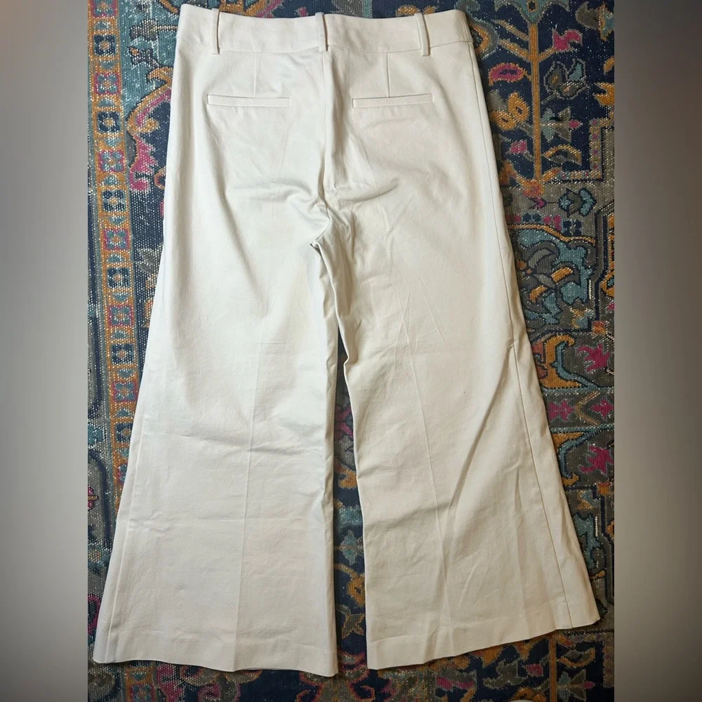 Frame Crop Palazzo Trousers - Picture 2 of 4